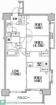 メゾン・ド・シュウの物件間取画像
